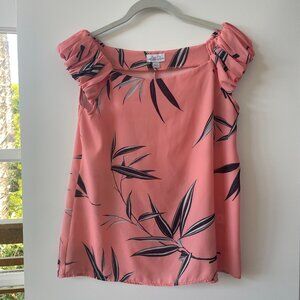 Sweet Pea Pink Floral Blouse